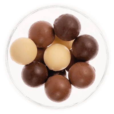 Dragèes Cioccolatini assortiti con ripieno alle creme e nocciole