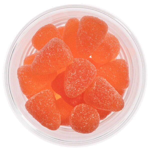 Ciotola Caramelle Geleè colore corallo realizziamo caramelle di gusto personalizzato su ordinazione quantitativo minimo