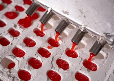 Produttori caramelle e cioccolato artigianale Albino , Stampi per caramelle nella foto
